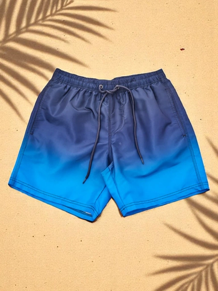 Royalfashion Men's sports short shorts ombre with protective mesh