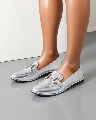 Royalfashion Women's Moccasins Metalla