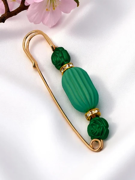 Decorative women's brooch with roses Rose Charm