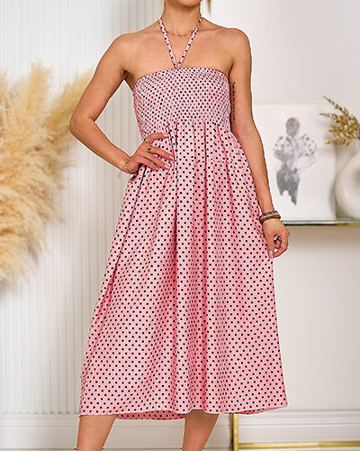 Royalfashion Women's knee-length polka dot dress