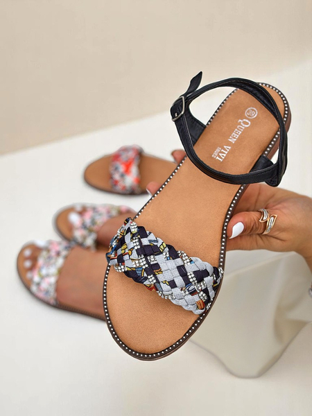 Royalfashion Women's Flat Sandals ColorStrap