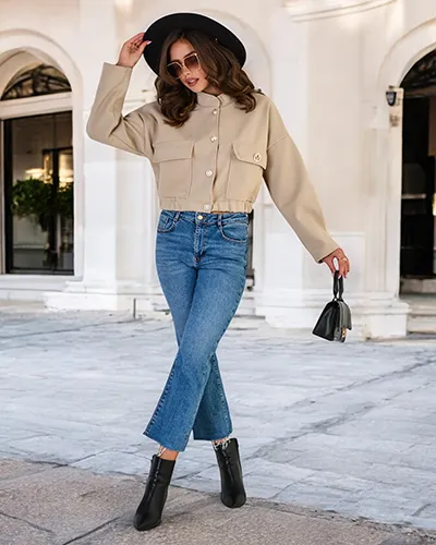 Royalfashion Women's Bomber Jacket