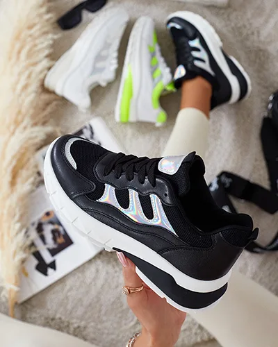 Royalfashion Women's sporty platform sneakers Amtres