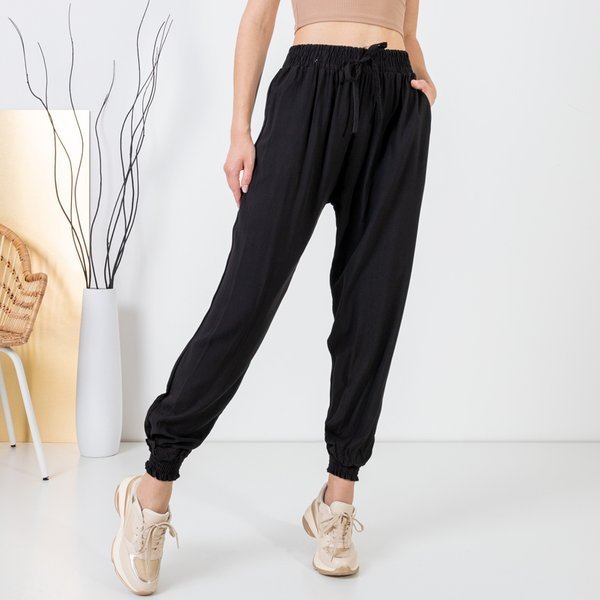 Black women's harem pants - Clothing