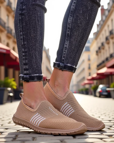 Royalfashion Women's Slip-On Sports Shoes Ollabes