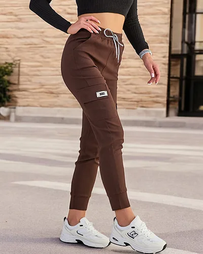 Royalfashion Women's cotton fabric combat pants