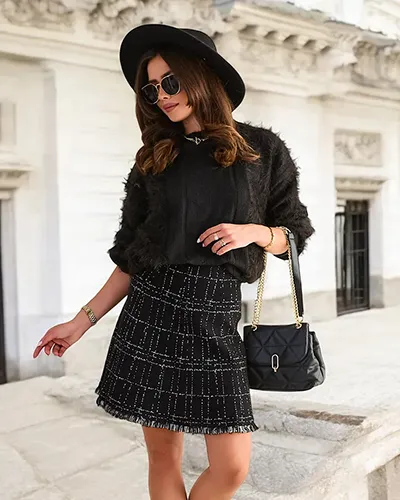 Royalfashion Women's short skirt with print