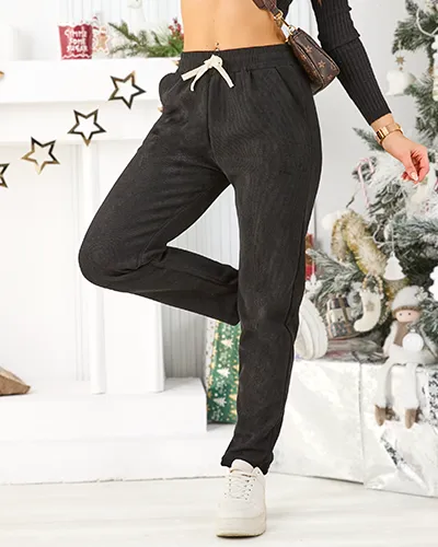 Royalfashion Warm women's plus size sweatpants