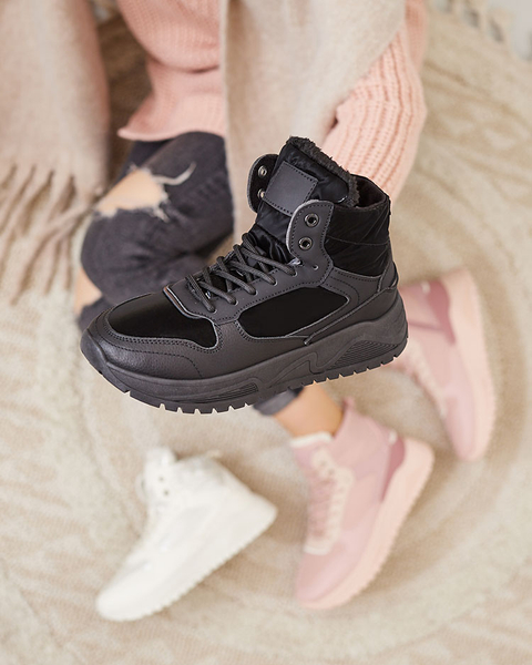 Royalfashion Insulated women's sneakers with fur Retodaf