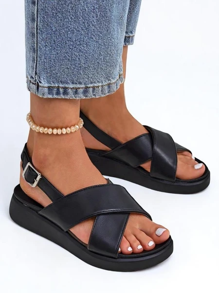 Royalfashion Women's Riva Star Chunky Sole Sandals