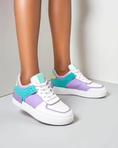 white ||  multicolored || violet