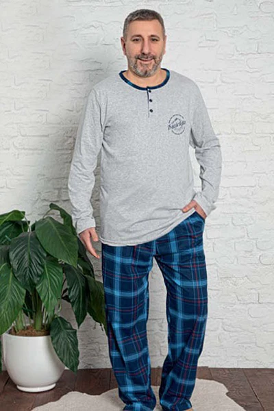 Royalfashion Men's Cotton Checkered Pajama PLUS SIZE