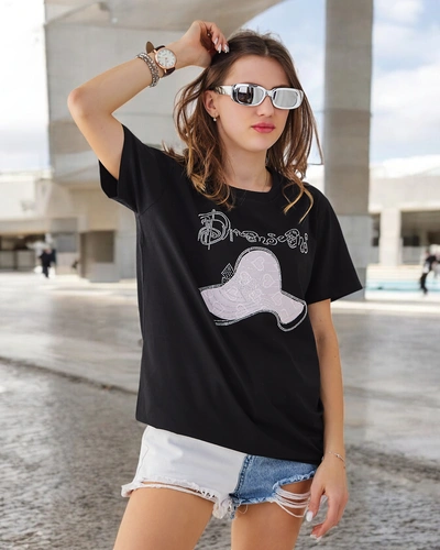 Royalfashion Women's cotton blouse with print