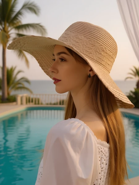 Royalfashion Women's straw hat Elorine