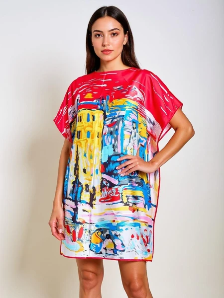 Callista Pareo Dress by Royalfashion – colorful, universal, knee-length