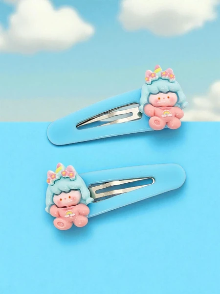 Colorful hair clips Angelicornia