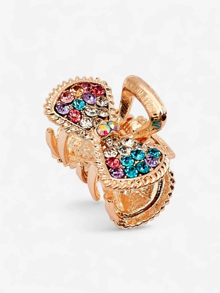 Royalfashion Hair Clip with Sparkling Rhinestones Sparkle Twirl