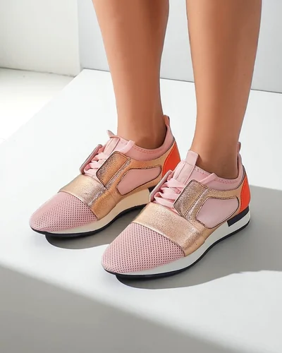 Royalfashion Women's fabric sport sneakers Gentlesi