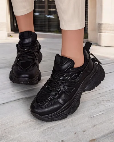 Royalfashion Women's Sneakers on a Thick Sole Reterri