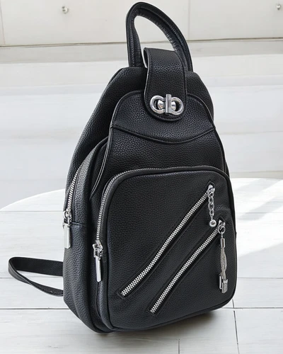 Royalfashion Small women's eco-leather backpack