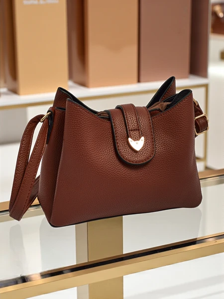 Small women's eco-leather handbag Narias