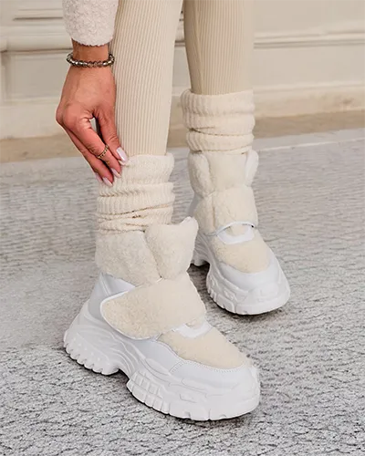 Royalfashion Women's snow boots with sheepskin Segulla