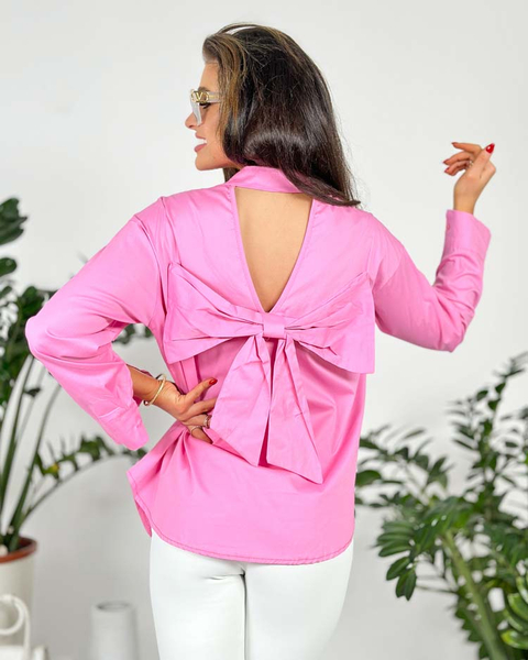 Royalfashion Women's shirt with bow