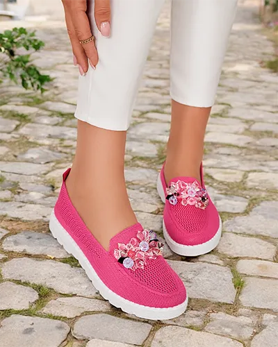 Royalfashion Women's decorated moccasins Hewenti