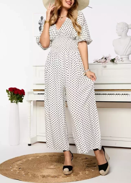 White long women's pea suit - Clothing