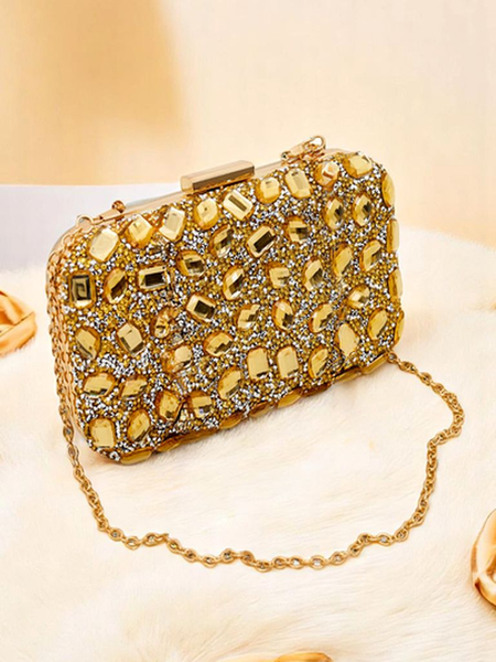 Royalfashion Women's envelope handbag Crystal Glam