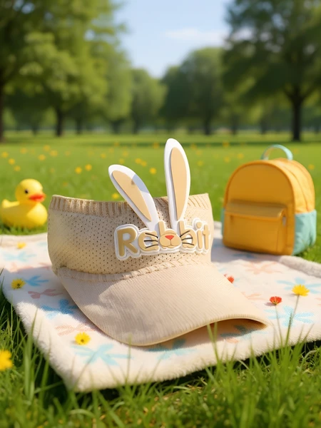Royalfashion Children's Sun Visor Rabbit Ears