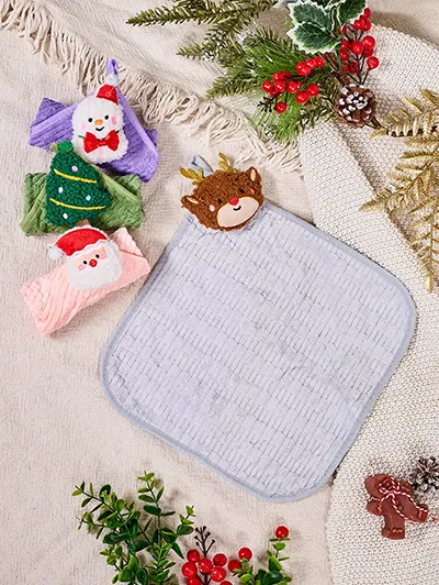 Royalfashion Christmas Towel Set Happy Xmas