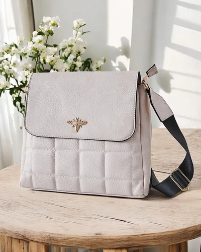 Royalfashion Women's eco-leather handbag with embossing