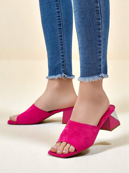 Royalfashion Women’s slides with decorative heels Vollatie