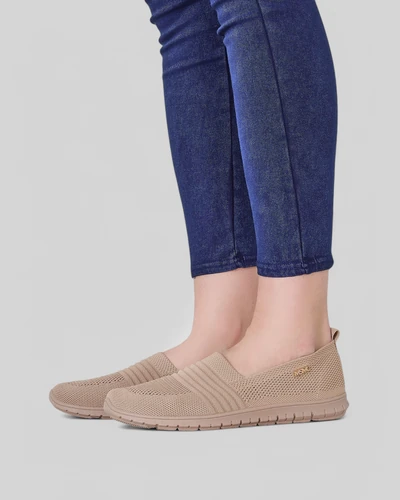 Royalfashion Women's sports moccasins Sortpes