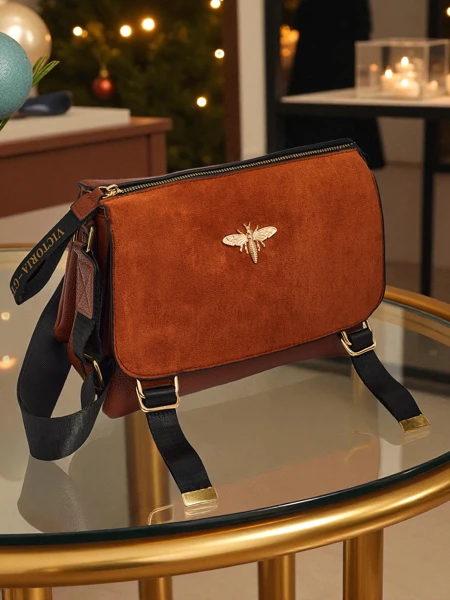 Small women's eco-leather handbag Tessaria