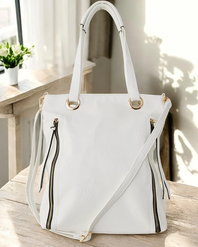 Royalfashion Women’s handbag made of eco-leather with a wallet