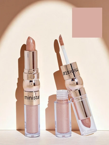 Face highlighter in stick and liquid form Pink Radiance