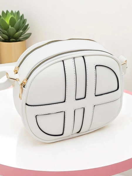 Royalfashion Small Women's Round Eco-Leather Handbag Riva Circle