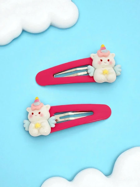 Colorful hair clips Angelicornia