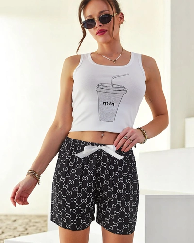 Royalfashion Cotton Women's Shorts with Bears