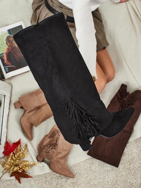 Women's Eco Suede Boots with Upper Rimolea