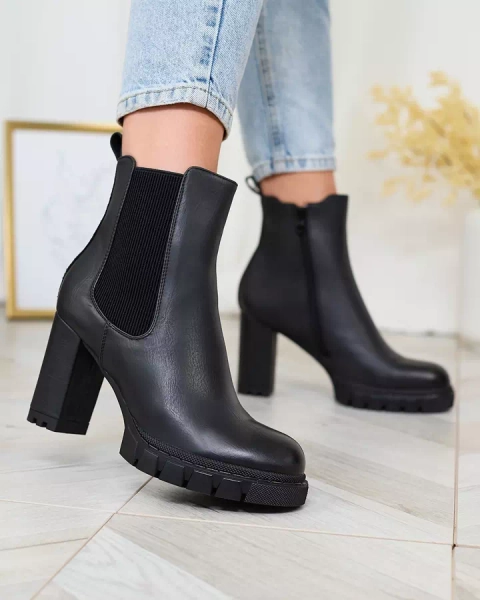 Royalfashion Black women's Seihay high heel boots