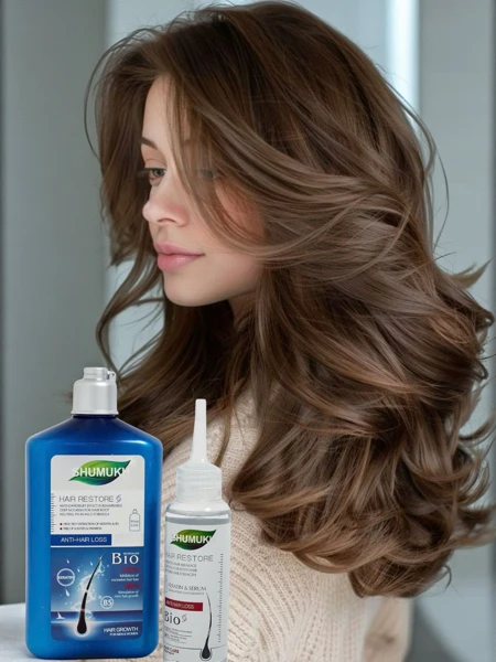 Shumukh 2-in-1 Shampoo and Hair Serum - anti-dandruff