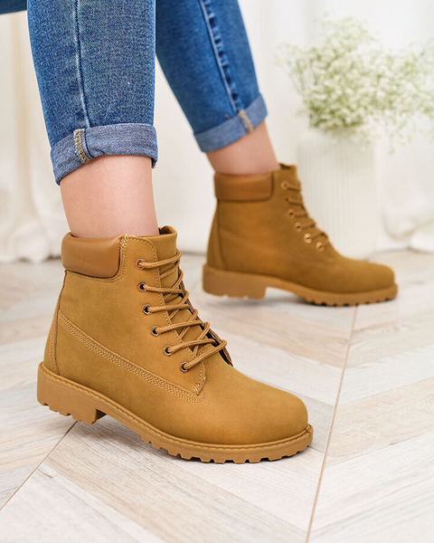 Royalfashion Brown women's trappers Karveliea