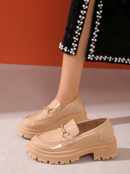 Royalfashion Women's patent moccasins Berieta