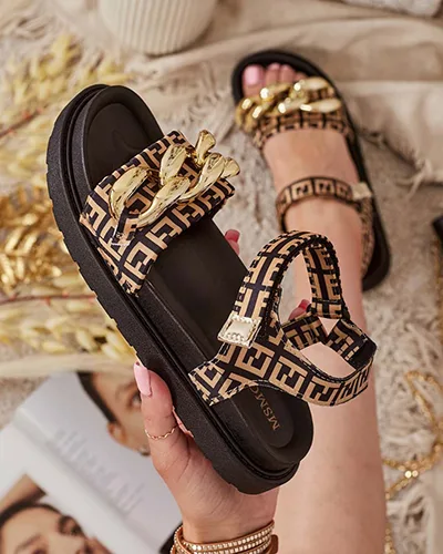 Royalfashion Women's Orette chain sandals