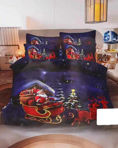 Royalfashion Christmas Bedding Set 160x200 3-Piece Set