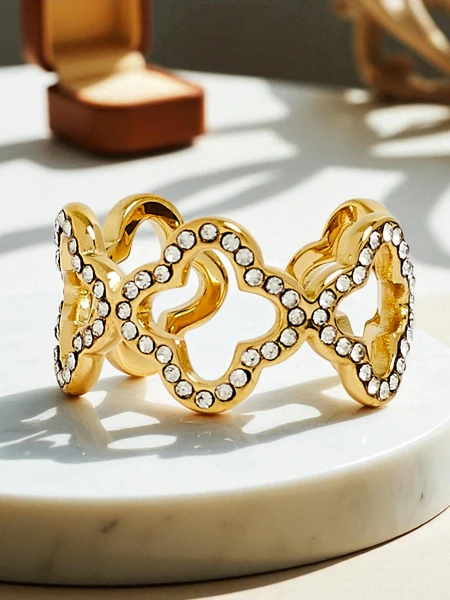 Ariadne Silverita bracelet with crystals