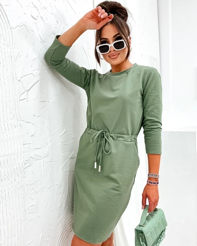 Royalfashion Women's knee-length fabric dress